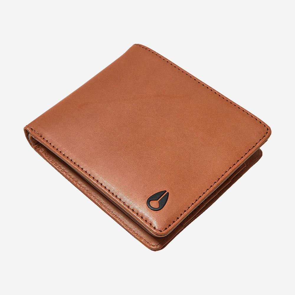NIXON - PASS VEGAN LEATHER COIN WALLET - Saddle