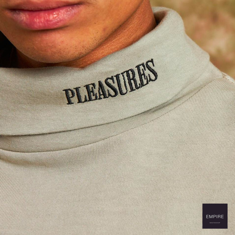 PLEASURES CUT HERE TURTLENECK SAND
