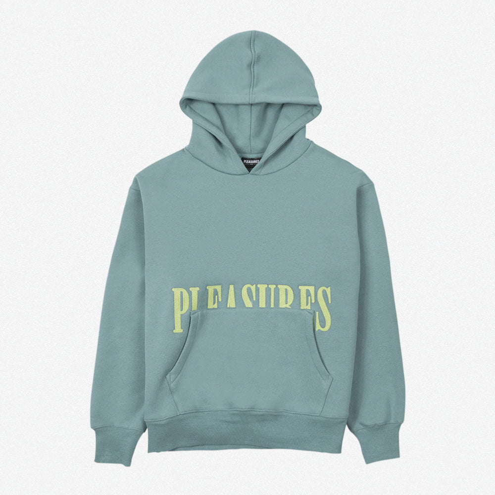 PLEASURES - LATEX HOODIE - GREEN