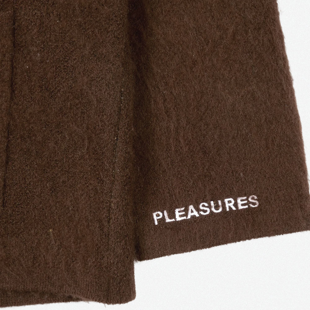 PLEASURES - JUICY CARDIGAN - BROWN