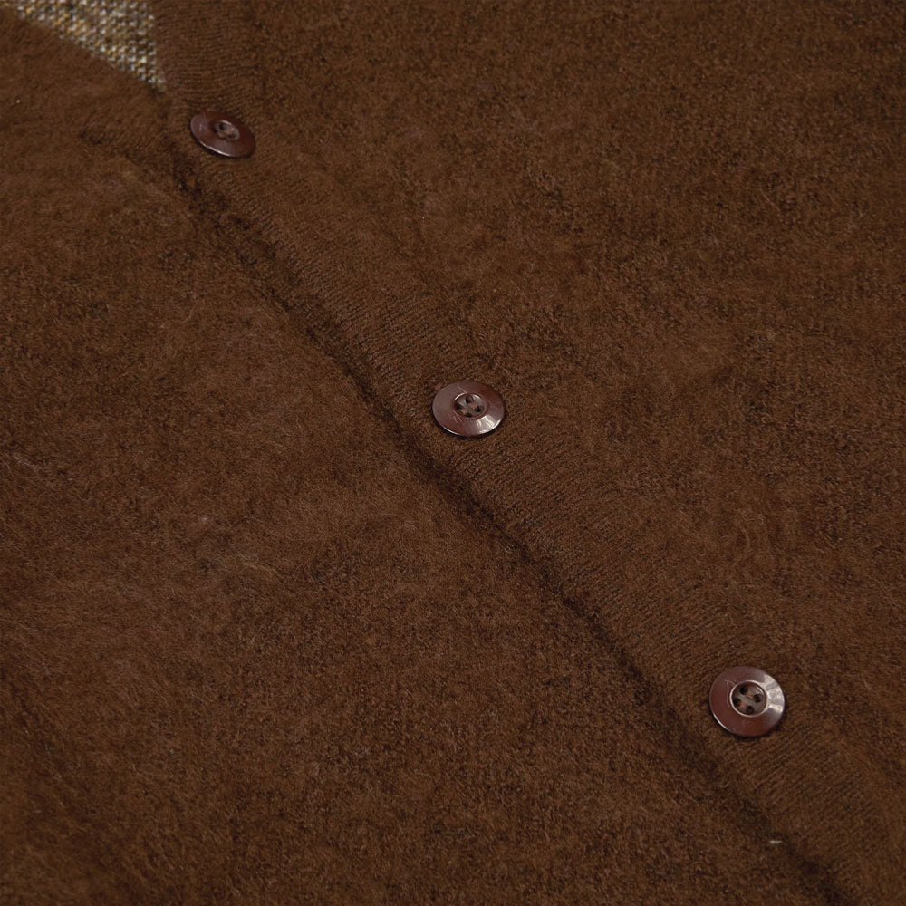 PLEASURES - JUICY CARDIGAN - BROWN