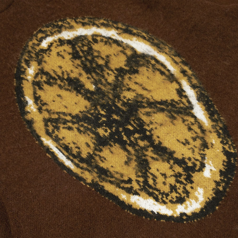 PLEASURES - JUICY CARDIGAN - BROWN