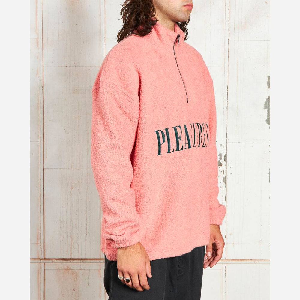 PLEASURES - SEARCHING QUARTER ZIP - Peach