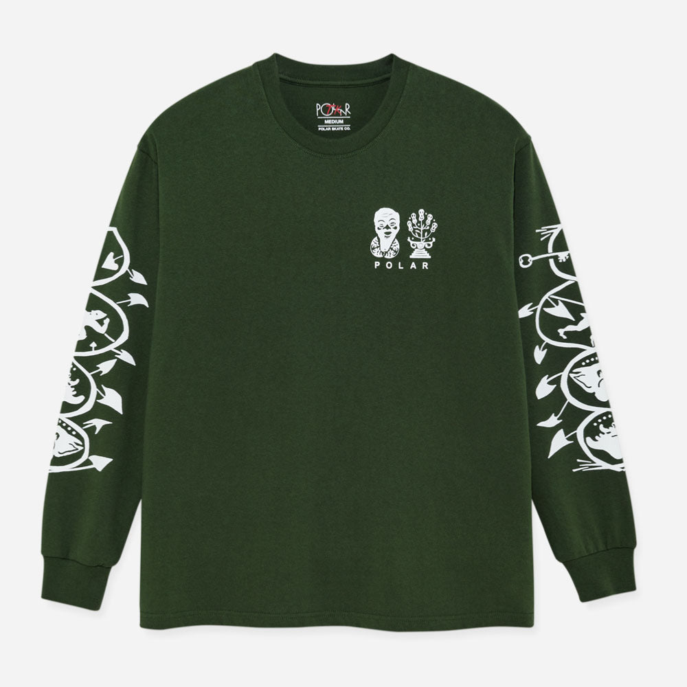 Polar - Spiral LS Tee - Dark Olive