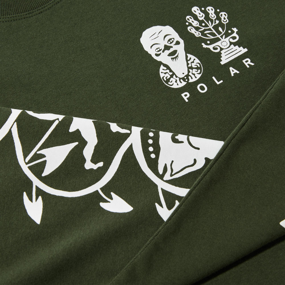 Polar - Spiral LS Tee - Dark Olive