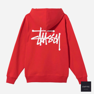 Stussy Basic Stussy Hood - Red