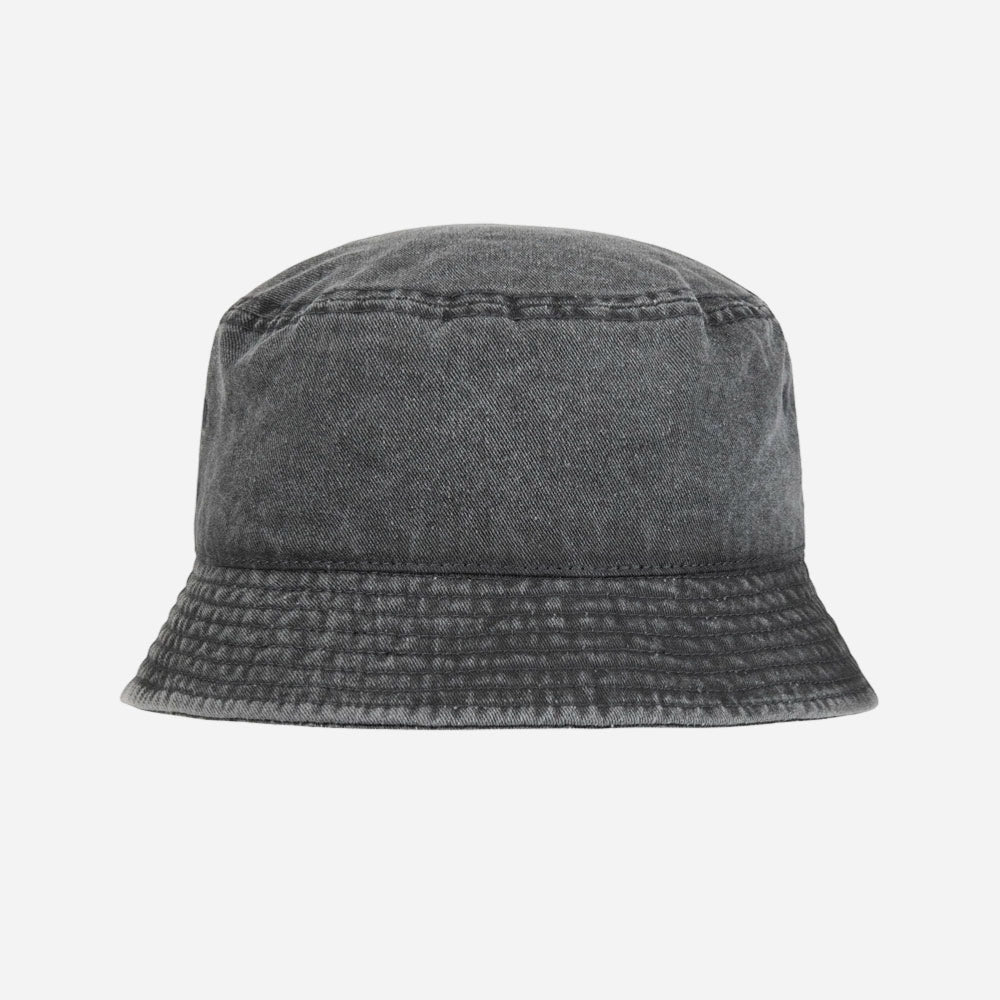 Stussy - Washed Stock Bucket Hat - Charcoal
