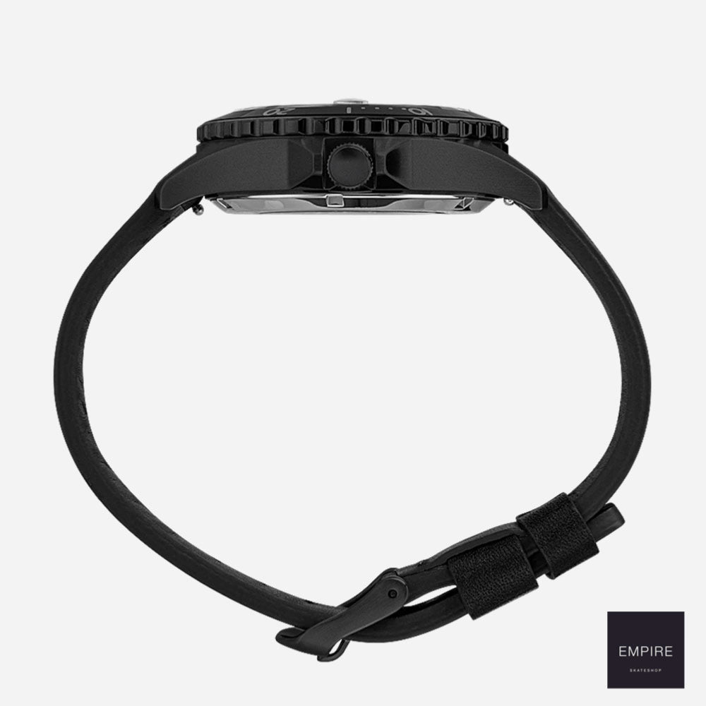 TIMEX - NAVI XL AUTOMATIC 41mm LEATHER - Black / Black
