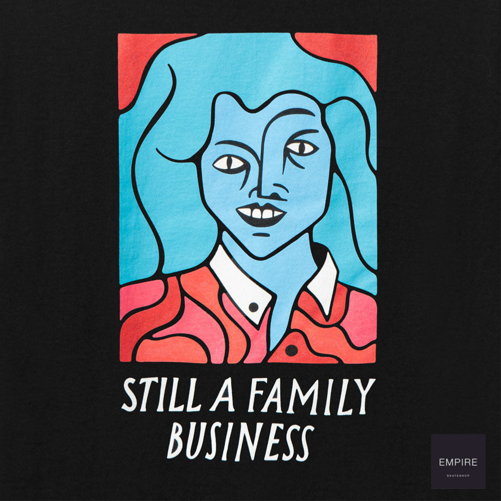 Tired Family Business SS Tee Navy