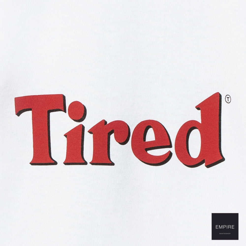 Tired Bloody Tired SS Tee - White
