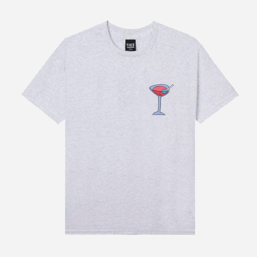 Tired - Dirty Martini SS Tee - Heather Gray