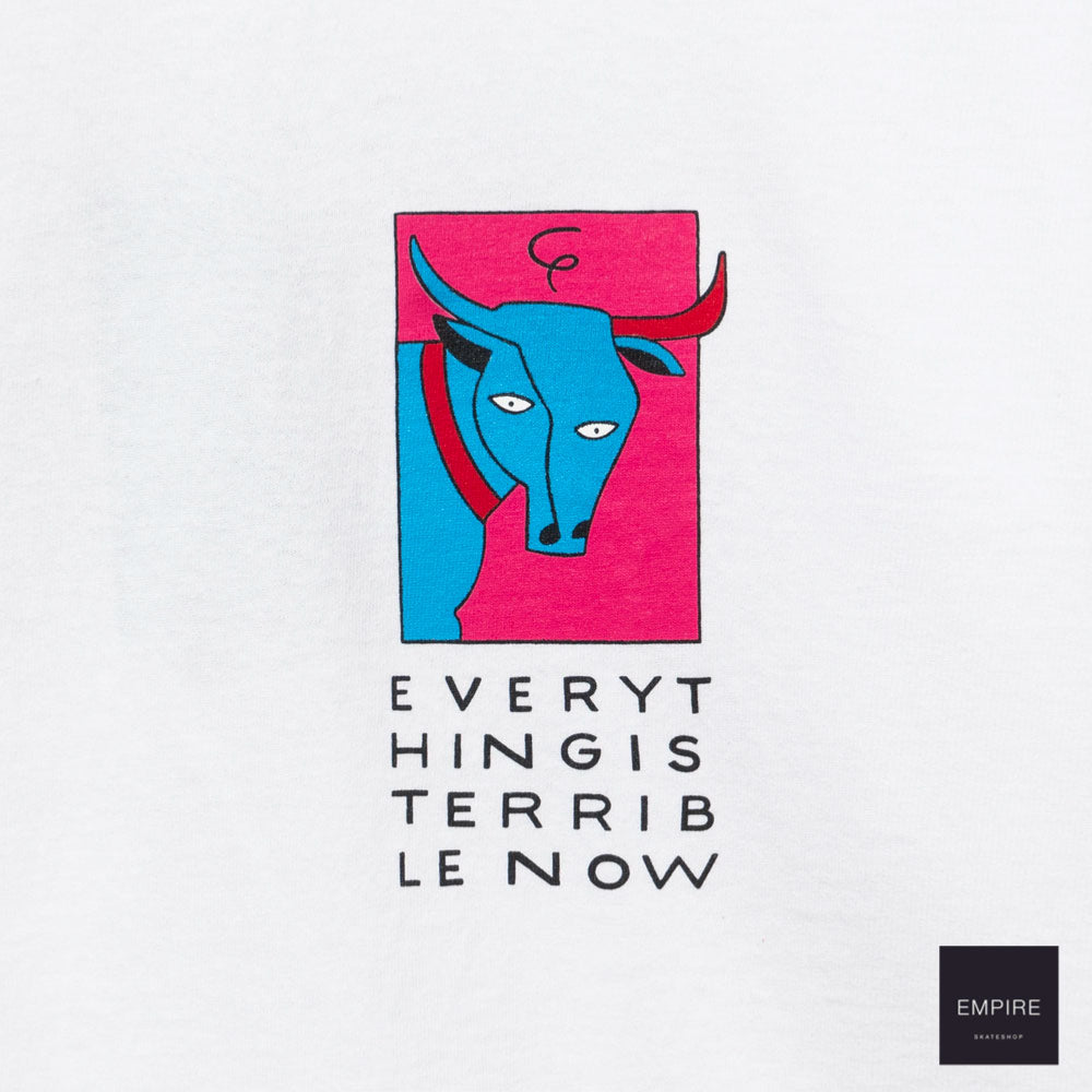 TIRED TERRIBLE S-S TEE WHITE