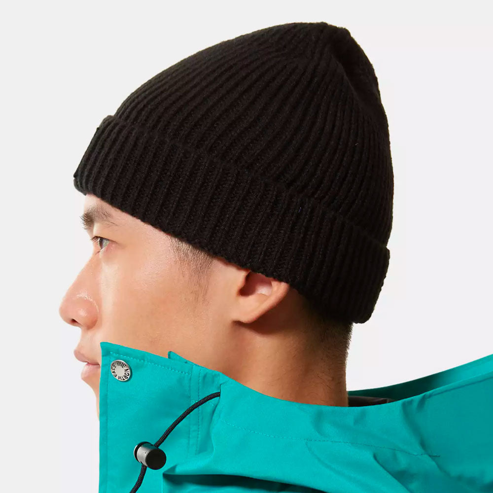 THE NORTH FACE - LOGO BOX CUFF BEANIE - Black