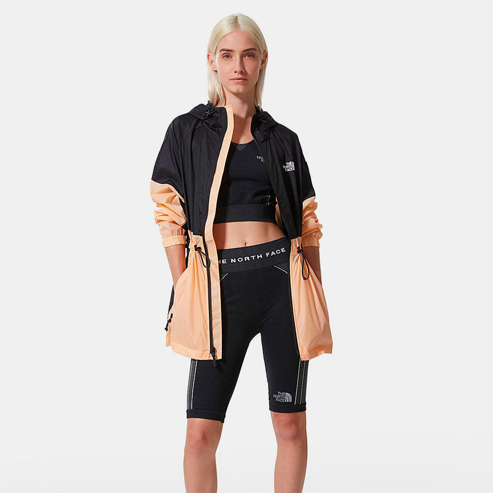 The North Face Women - Phlego Wind Jacket - April -Ice - TNF Black