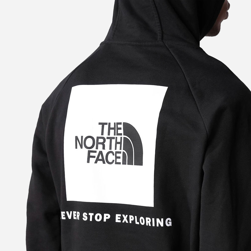 THE NORTH FACE - RAGLAN RED BOX HOODY - TNF BLACK - TNF WHiTE
