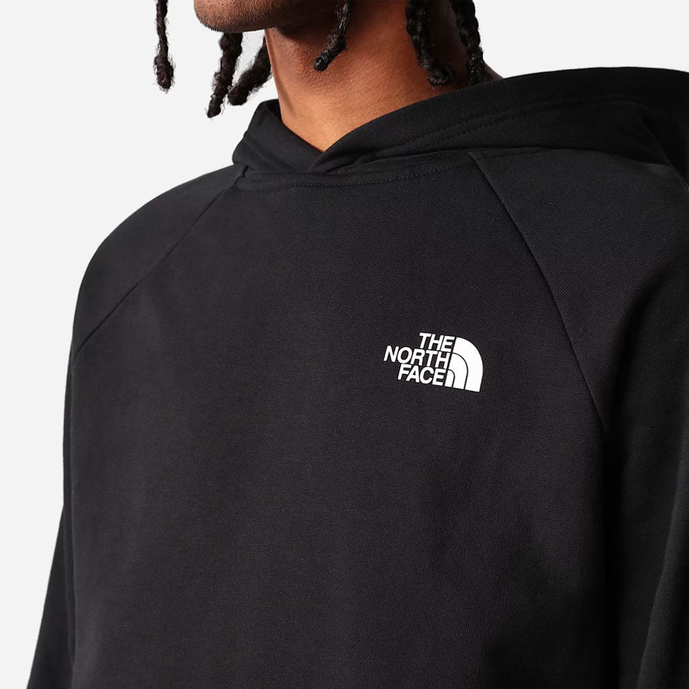 THE NORTH FACE - RAGLAN RED BOX HOODY - TNF BLACK - TNF WHiTE