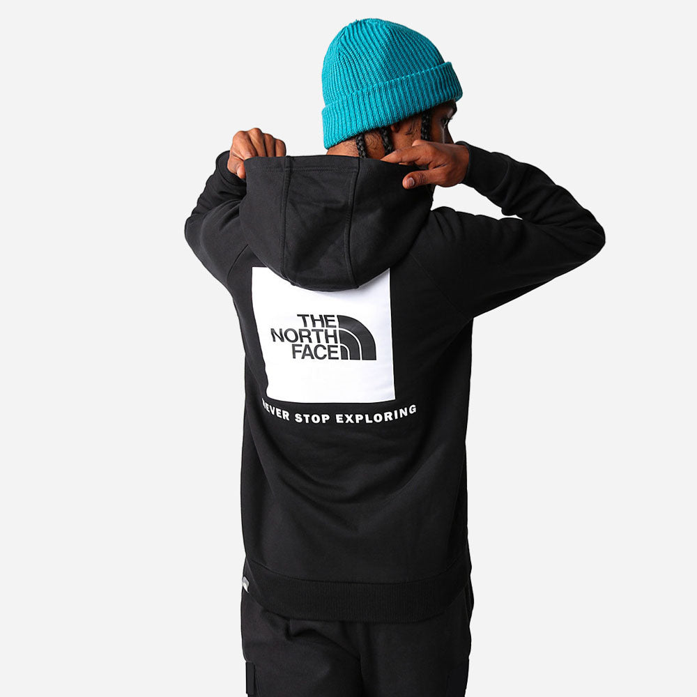 THE NORTH FACE - RAGLAN RED BOX HOODY - TNF BLACK - TNF WHiTE