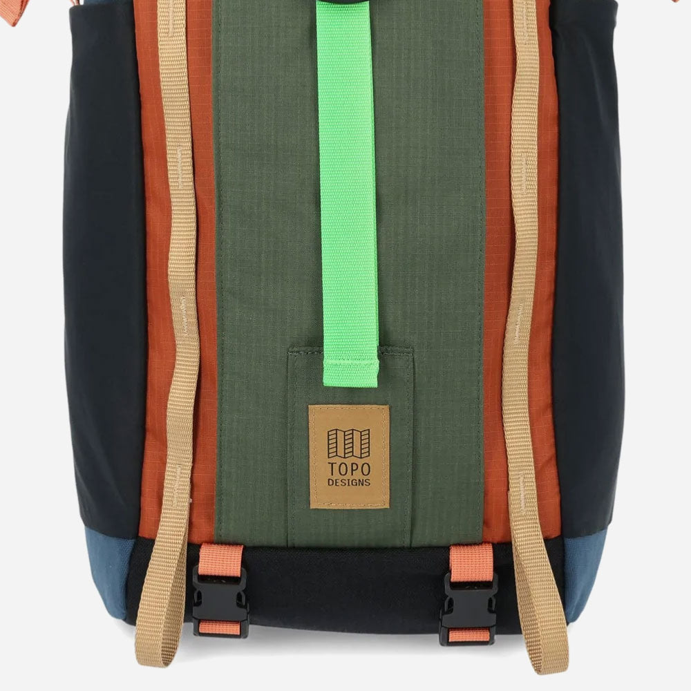 TOPO DESIGNS - MOUNTAIN PACK 16L - Pond Blue - Olive
