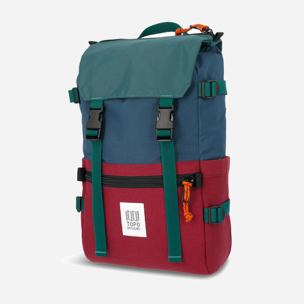 TOPO DESIGNS - ROVER PACK CLASSIC - Zinfandel-Botanic Green