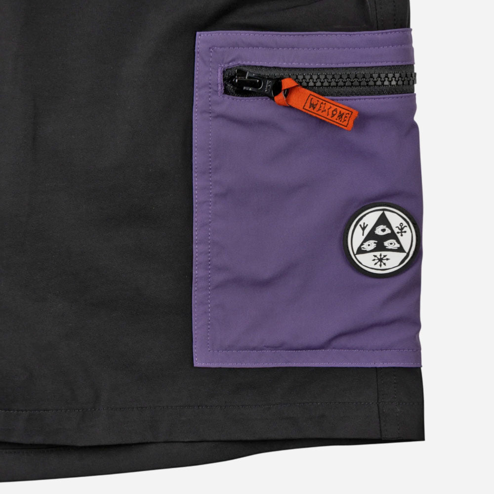 Welcome skateboards - Apex Woven Nylon Climber Short - Black