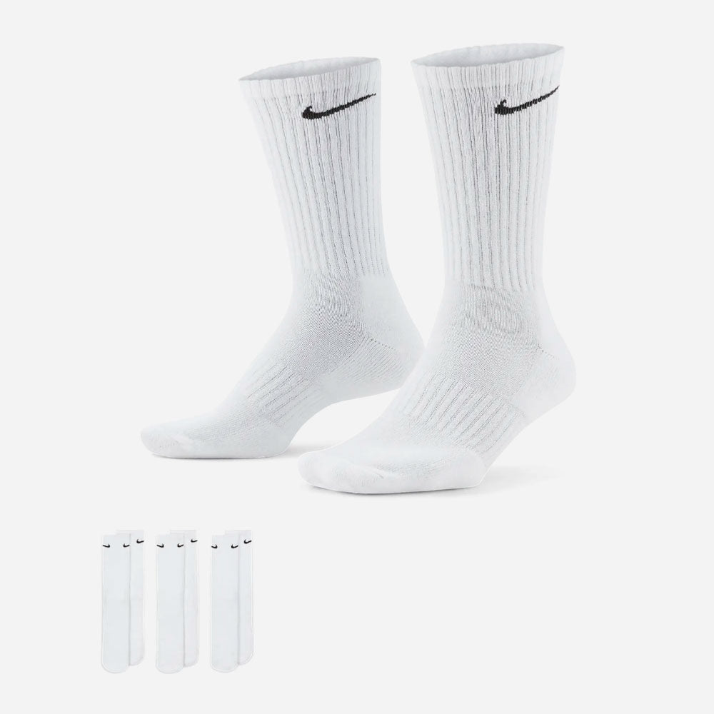 Nike - Everyday Cushioned 3 Pack Socks - White