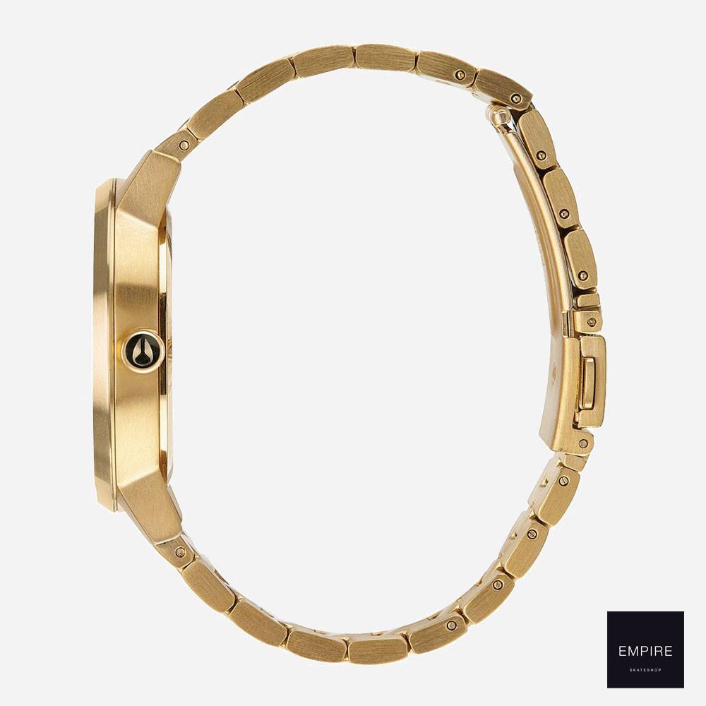 NIXON KENSINGTON - Gold Black Stamped