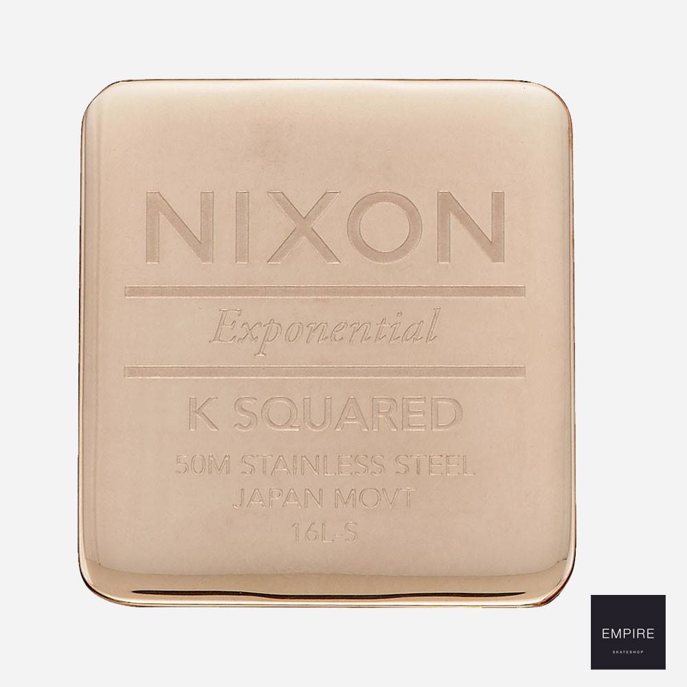 NIXON K SQUARED MILANESE - All rose gold