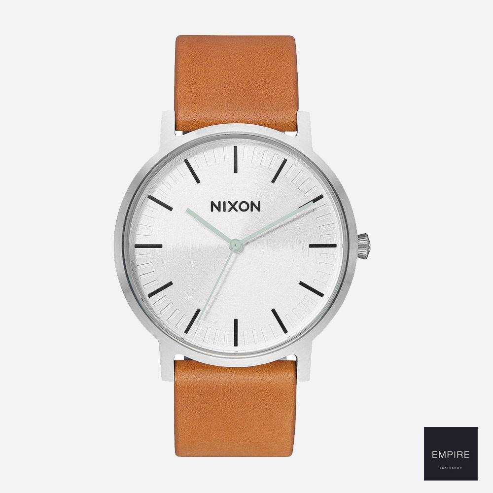 NIXON PORTER LEATHER - Silver Tan