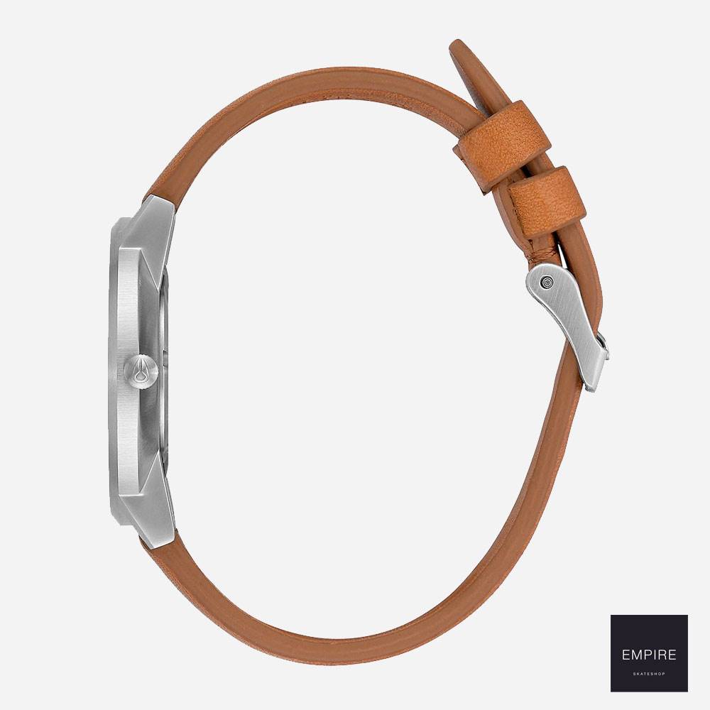 NIXON PORTER LEATHER - Silver Tan