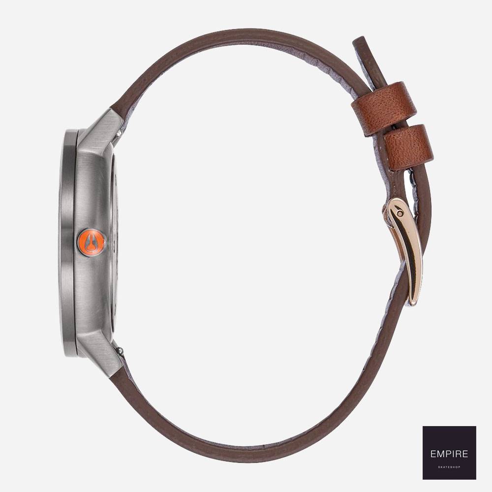 Nixon Rollo 38 - Gunmetal White Brown