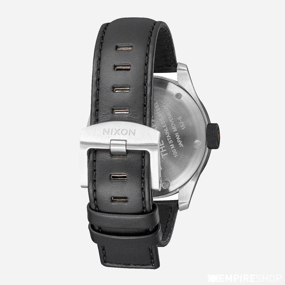 Nixon Safari Leather - Black Rose Gold