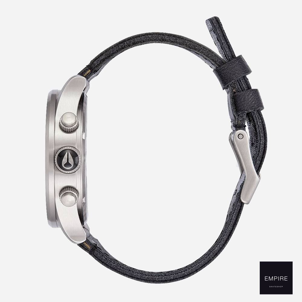 Nixon Sentry Chrono Leather - Black