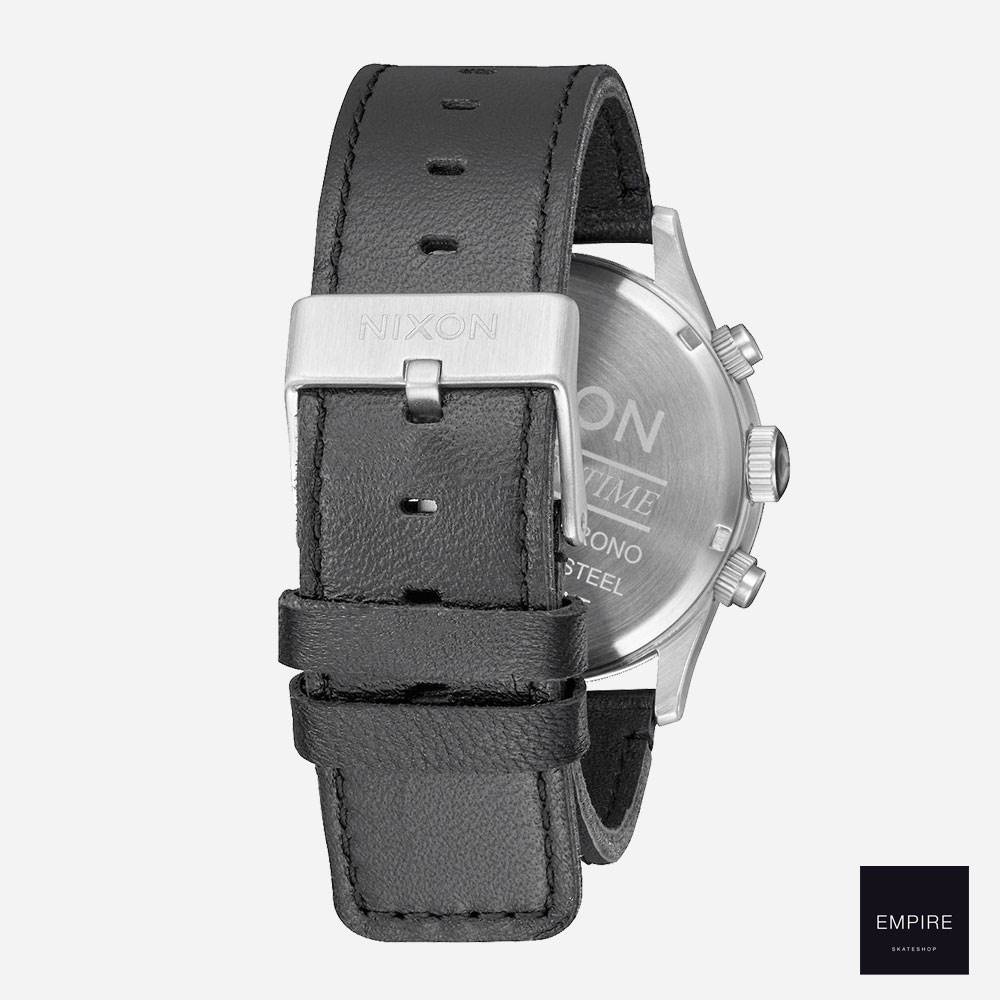 Nixon Sentry Chrono Leather - Black