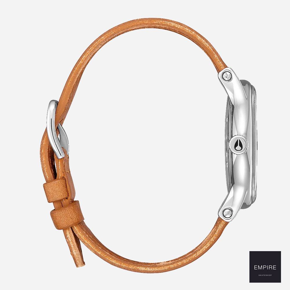 NIXON STATION LEATHER - Seafoam Light Brown