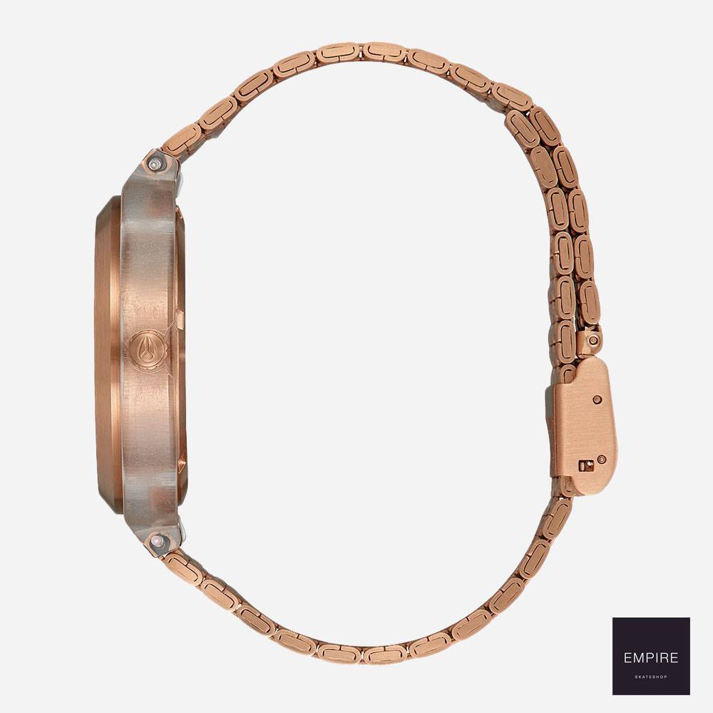 Nixon The Time Teller Acetate - Rose Gold Clear