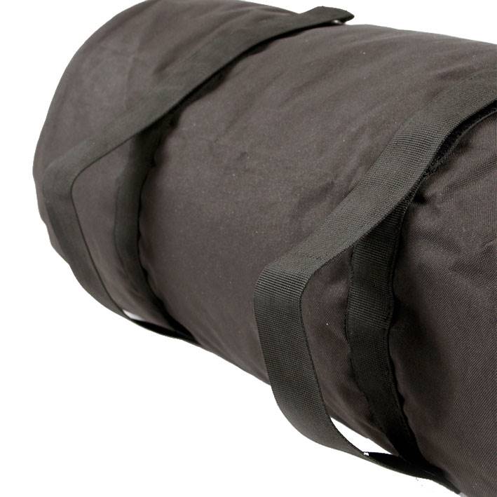 THRASHER LOGO DUFFLE BAG - Black