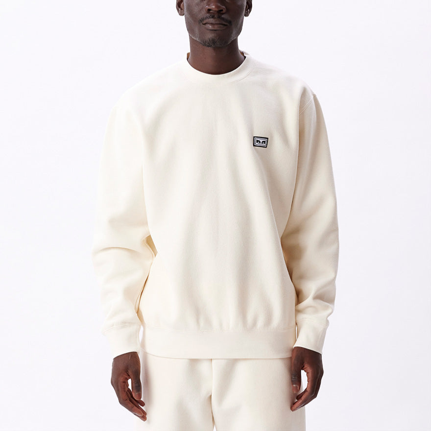 OBEY- ESTABLISHED WORKS EYES CREW - Unbleached