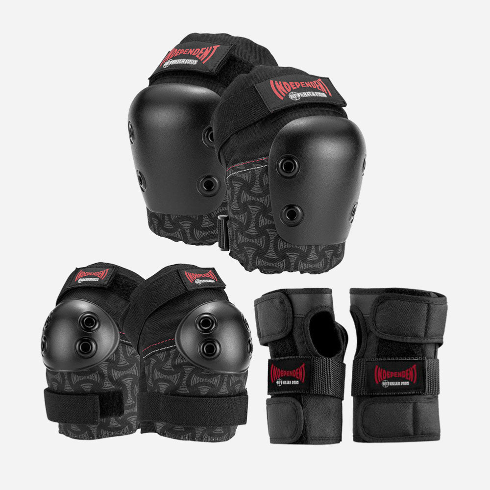 187 Killer Pads x Independent Trucks - Jr. Six Pack Set - Black