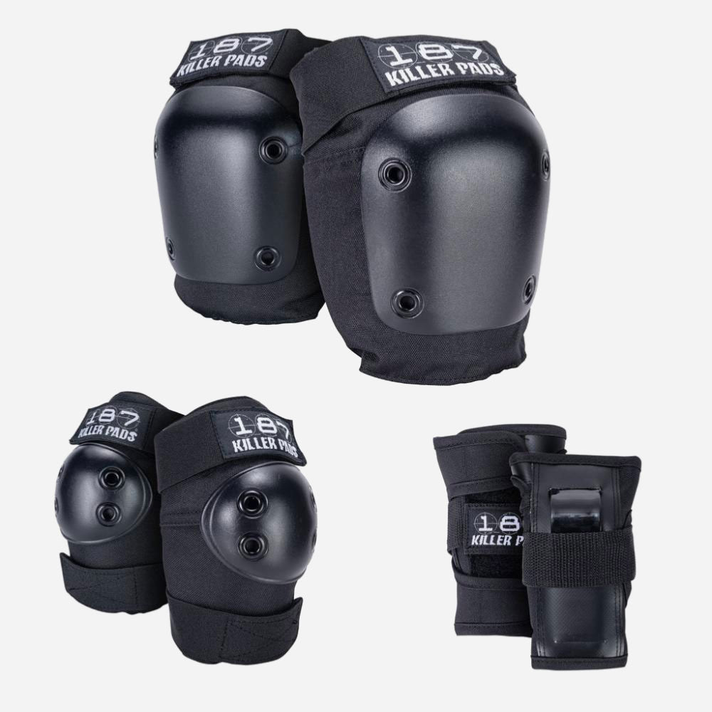 187 Killer Pads - Adult Six Pack Set - Black
