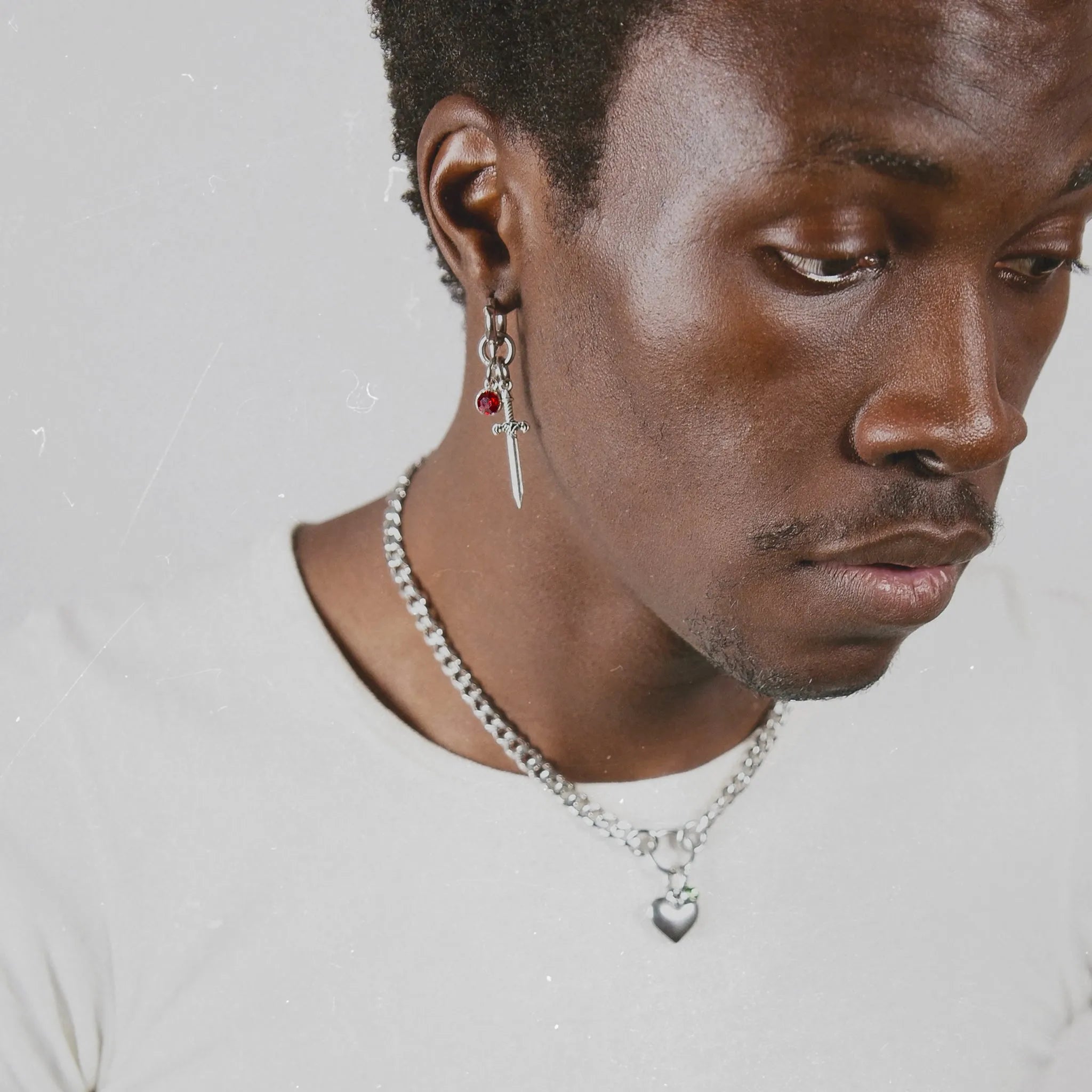 Boucles d'Oreilles 25Fingers Punk Dague Baby