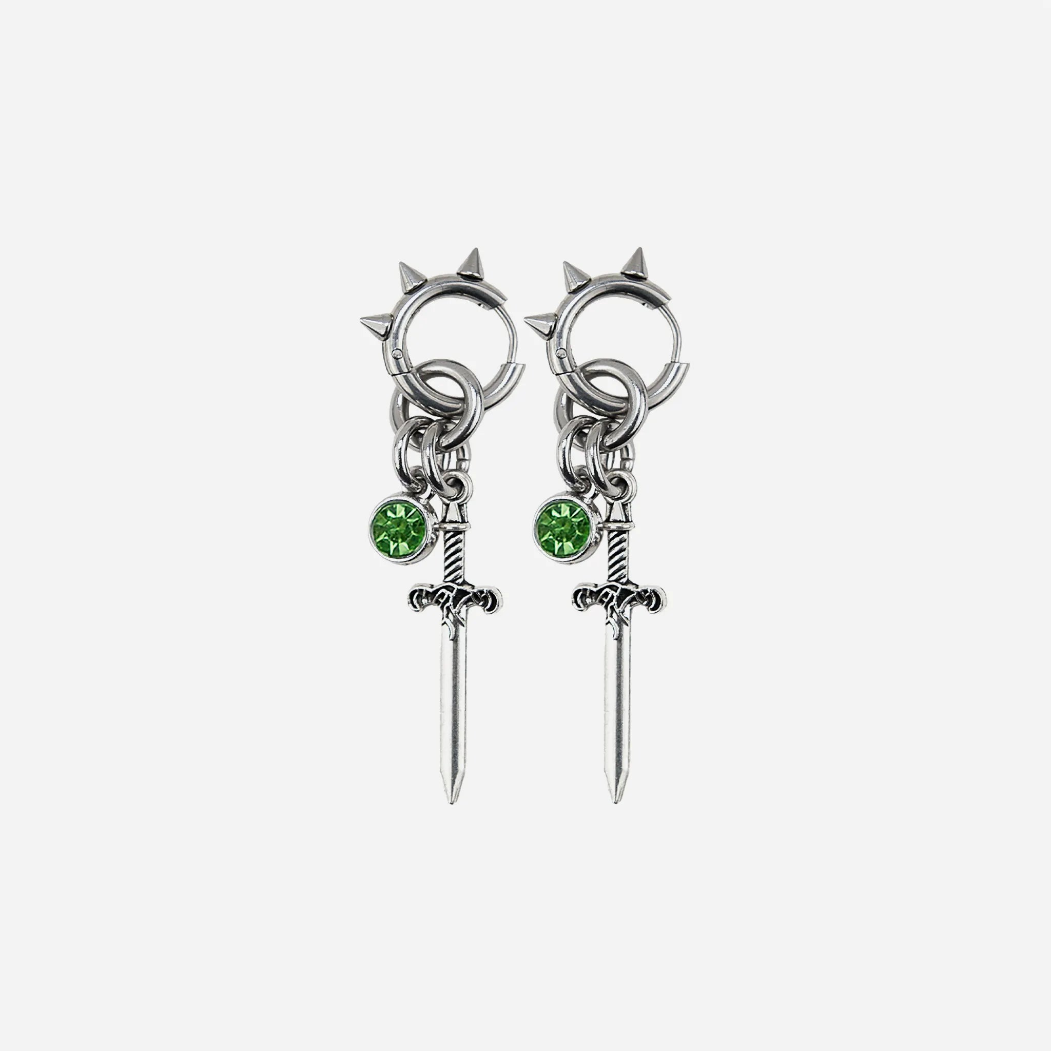 Boucles d'Oreilles 25Fingers Punk Dague Baby