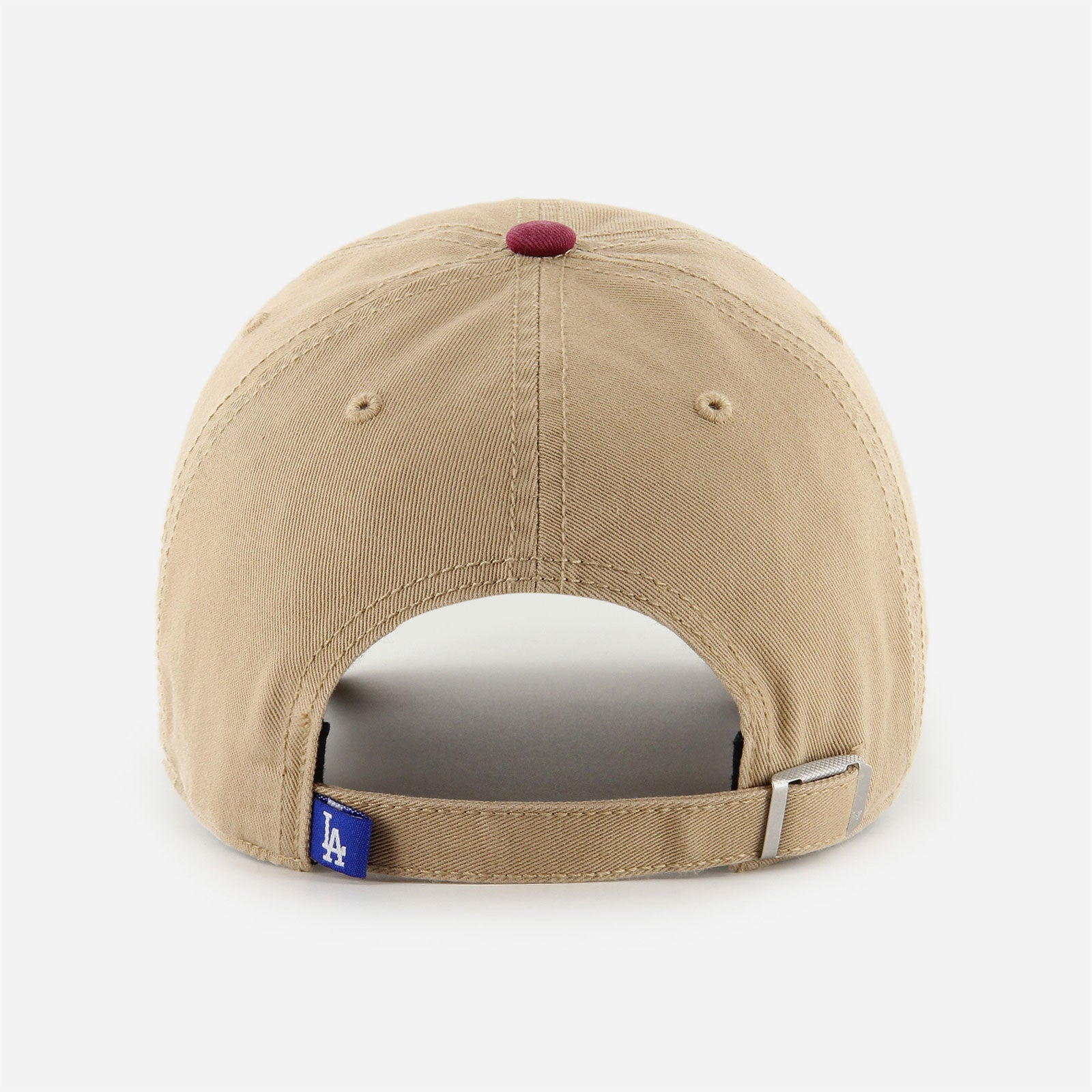 47 - MLB Los Angeles Dodgers K Cartoon Icon Clean Up - Khaki