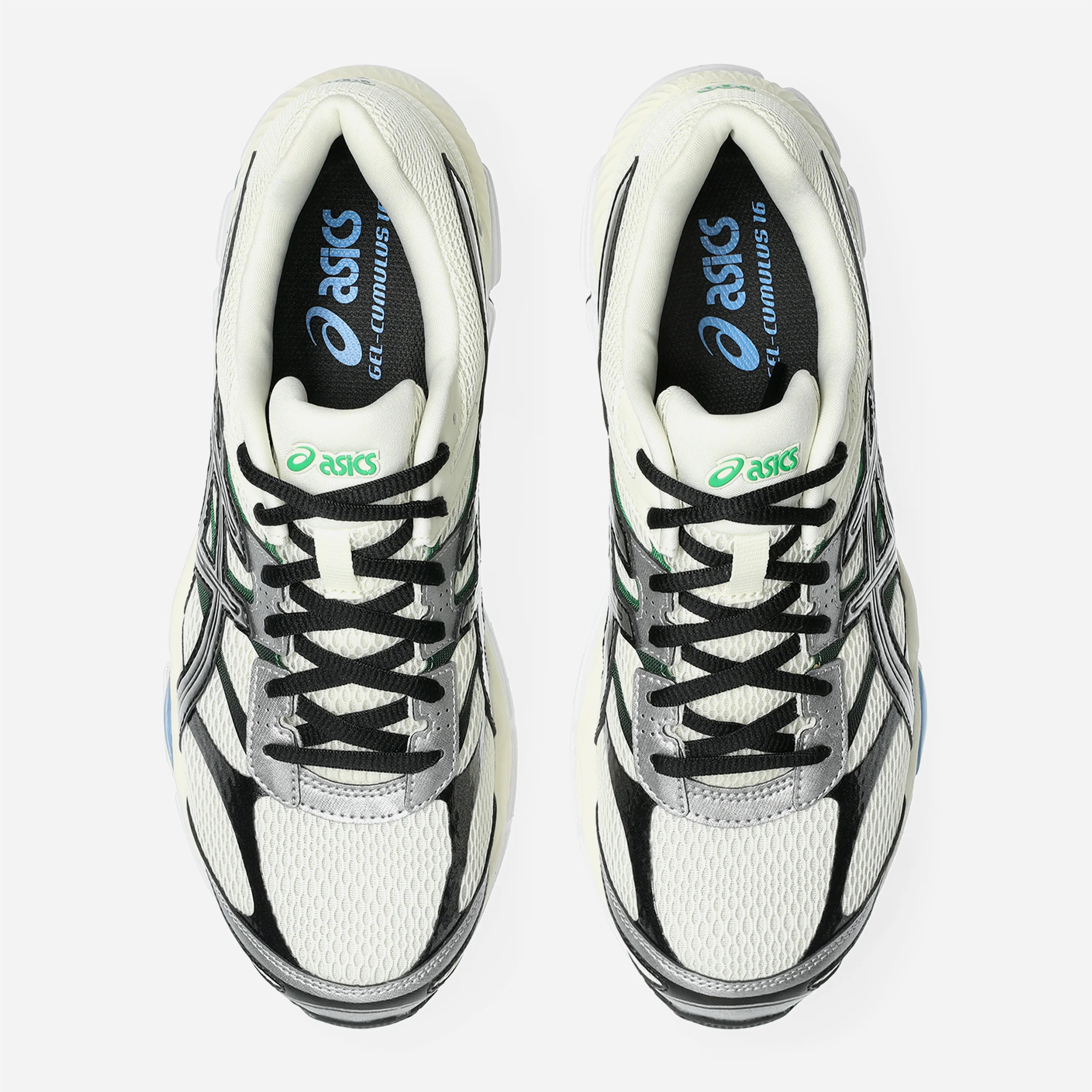 ASICS GEL Cumulus 16 Ivory Pure Silver top view
