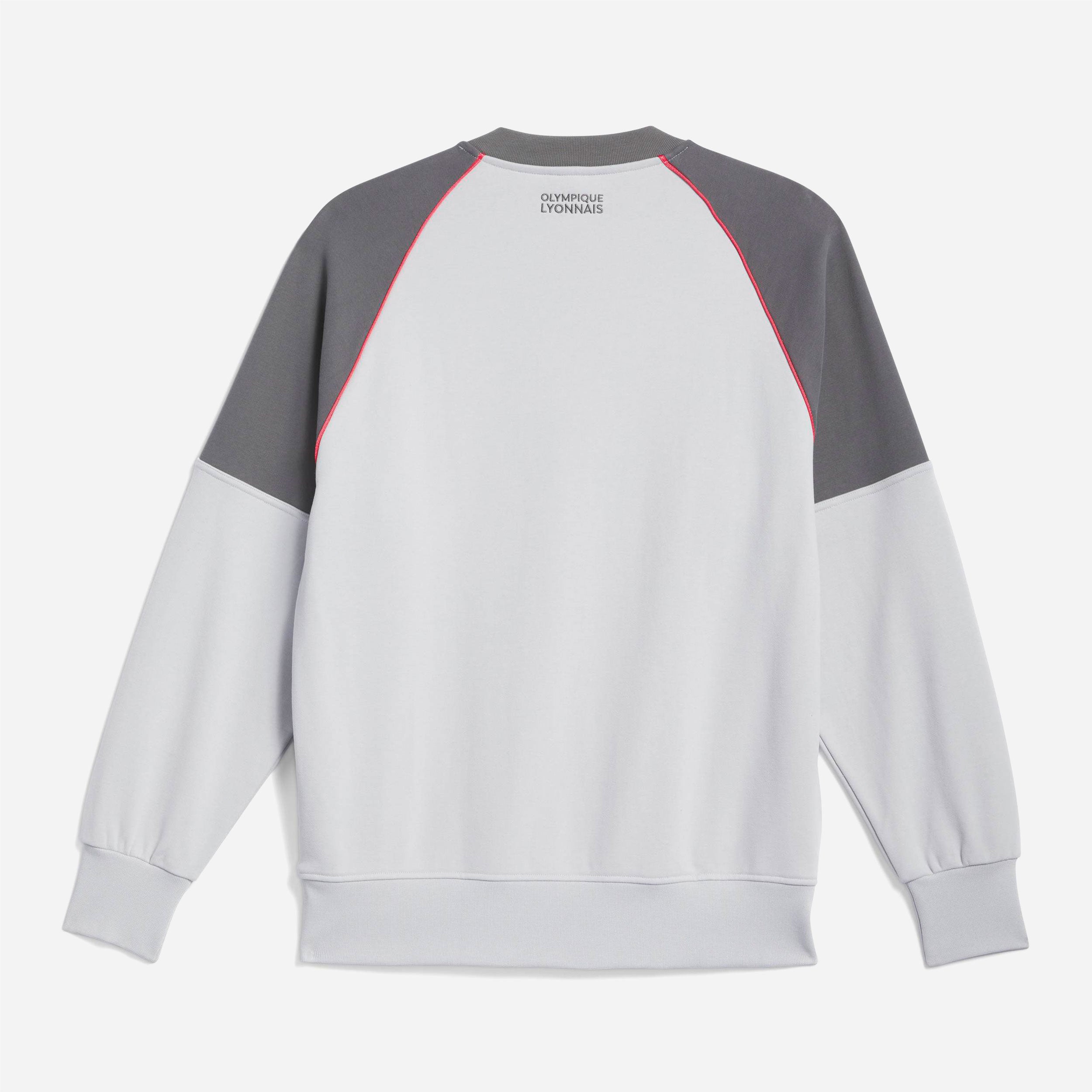 Adidas x Olympique Lyonnais x WallStreet - WS OL Crewneck - Light Solid Grey / Grey Five