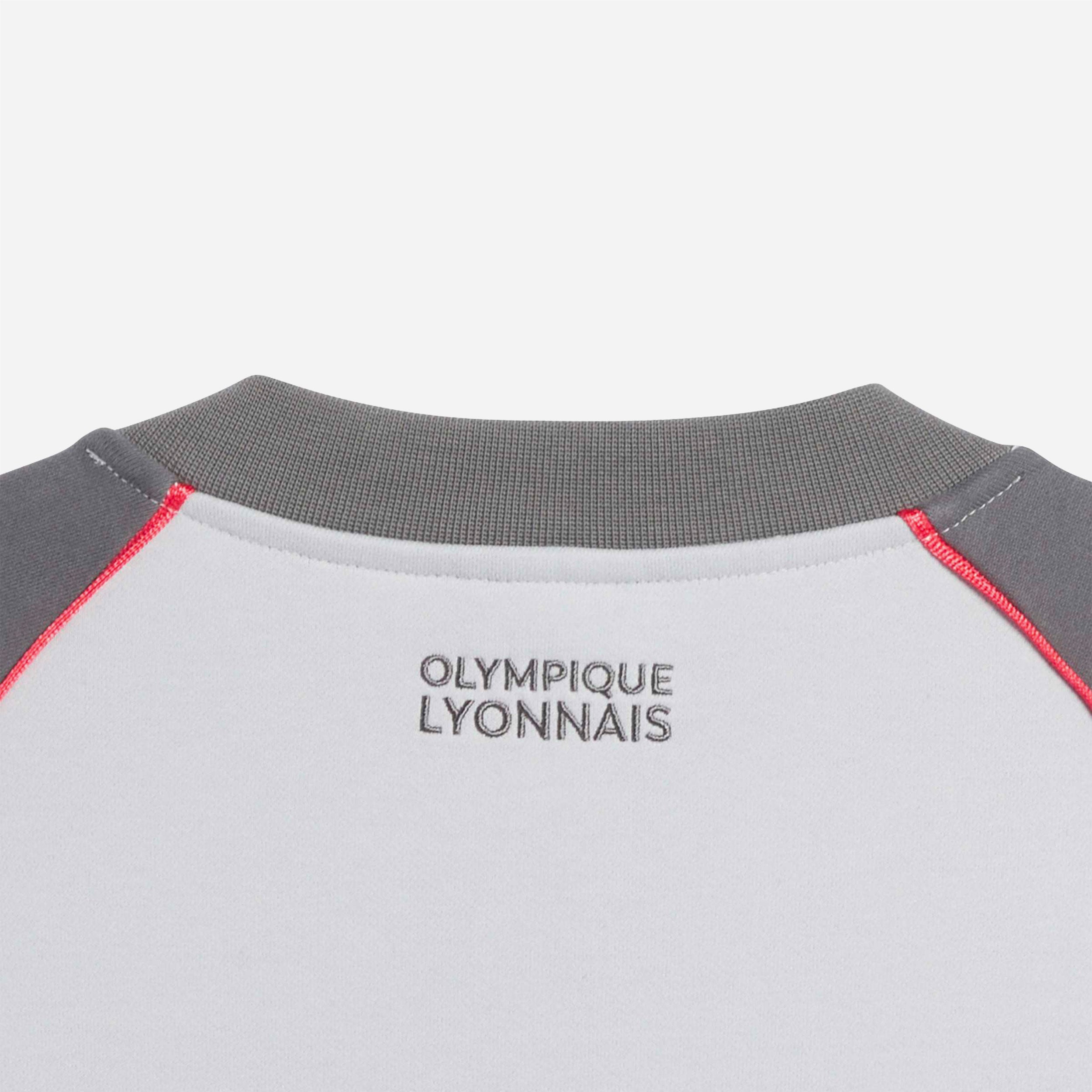 Adidas x Olympique Lyonnais x WallStreet - WS OL Crewneck - Light Solid Grey / Grey Five