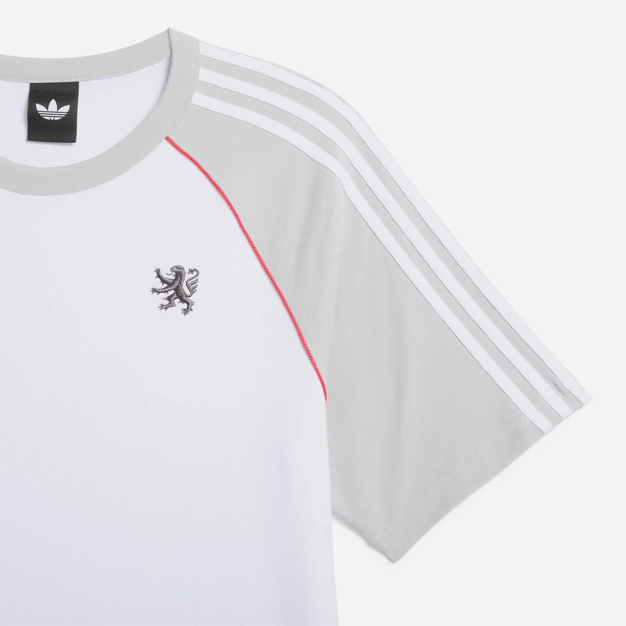 Adidas x Olympique Lyonnais x WallStreet - WS OL Jersey - White / light Solid Grey / Active Pink