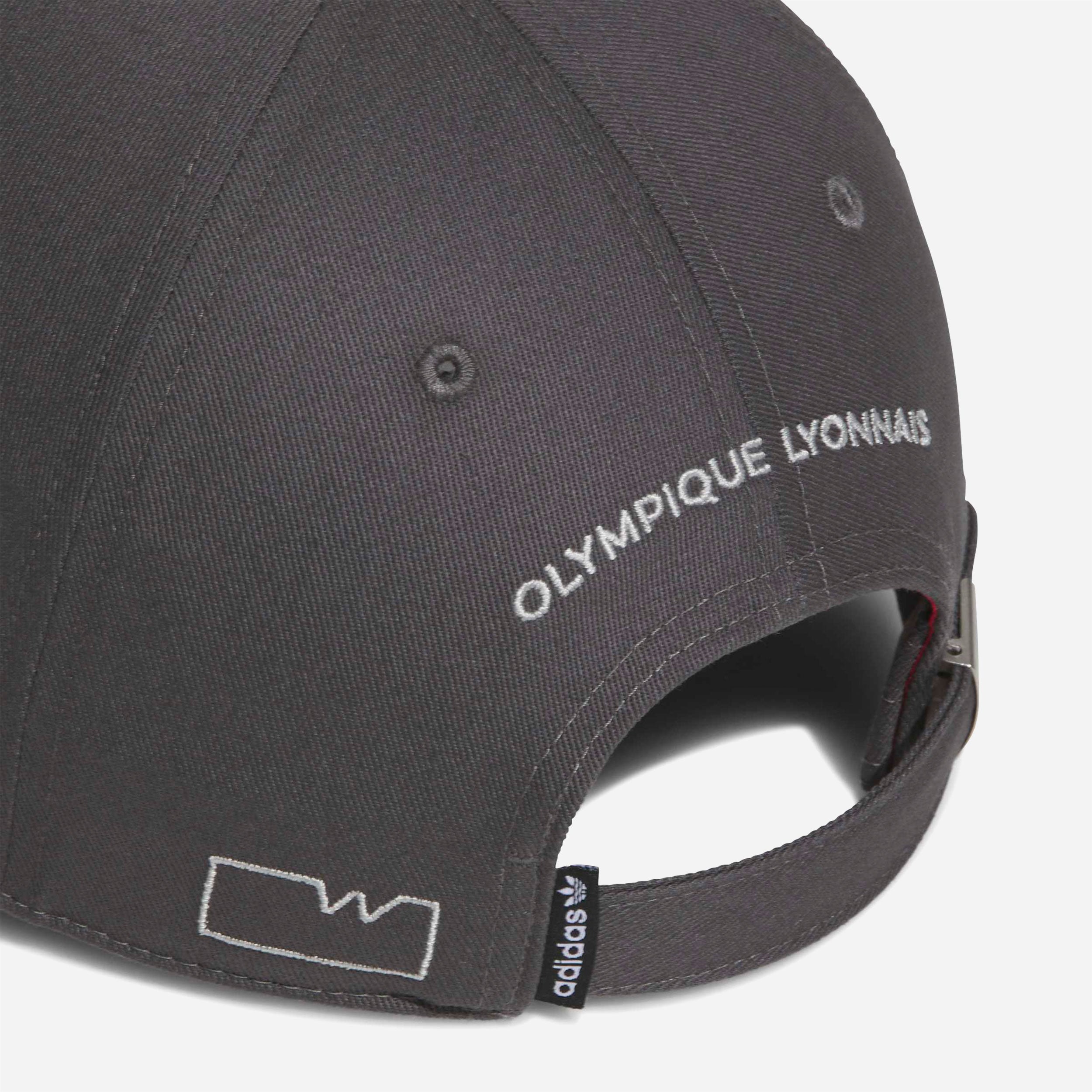 Adidas x Olympique Lyonnais x WallStreet - WS OL Hat - Grey Five / Active Pink