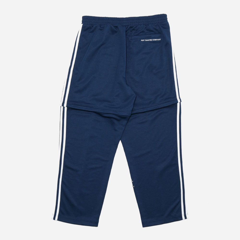 Adidas Skateboarding X Pop Trading - Beckenbauer Track Pants - Collegiate Navy - Chalk White