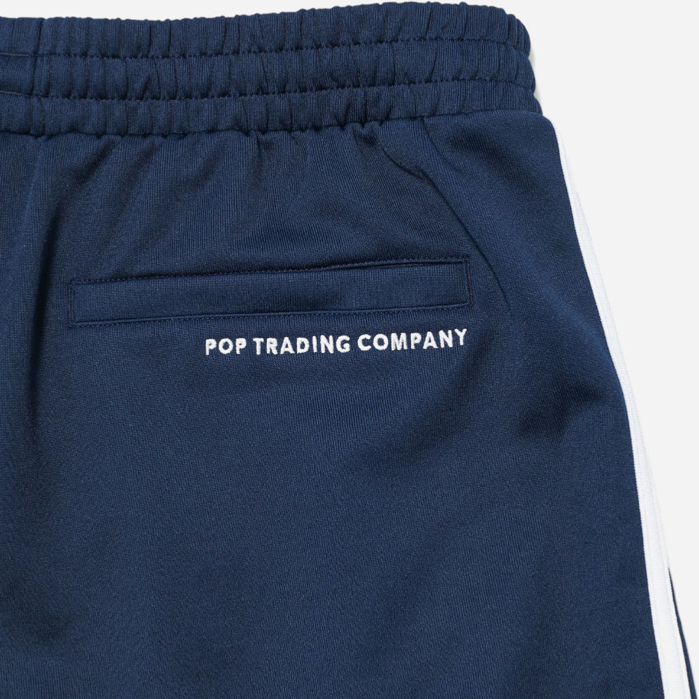 Adidas Skateboarding X Pop Trading - Beckenbauer Track Pants - Collegiate Navy - Chalk White