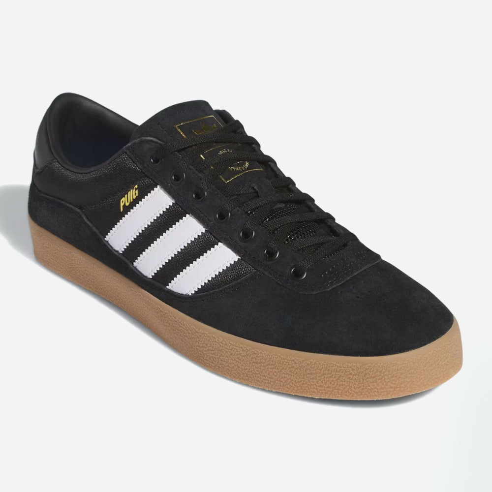 Adidas Skateboarding - Puig Indoor - Core Black - Cloud White - Gold Metallic